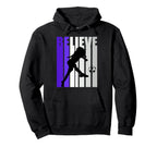 Purple Soccer Motivational Football Hoodie - Fun Novelty Design Men Women