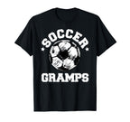 Soccer Gramps Soccer Ball Distressed T-Shirt - Aesthetic Graphic Unisex