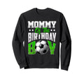 Mommy Birthday Soccer Family Baller B Sweatshirt - Graphic Print Men Women