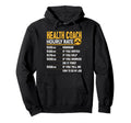 Health Coach Hourly Rate Funny Health Hoodie - Custom Art Print Unisex