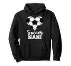 Soccer Nani Funny Soccer Heart Grandma Hoodie - Graphic Print Men Women