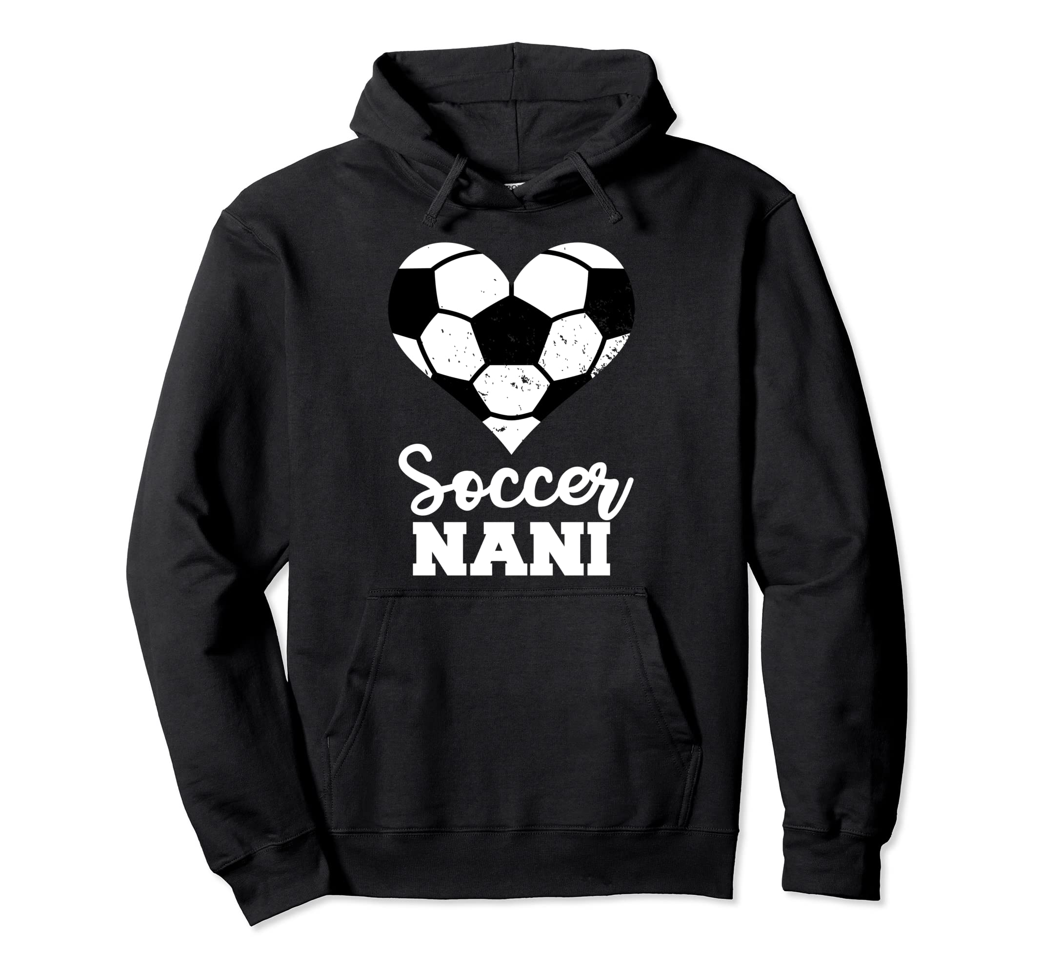 Soccer Nani Funny Soccer Heart Grandma Hoodie - Graphic Print Men Women