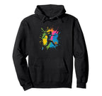 Womenr Soccer Player Kicks Soccer Fans Hoodie - Unique Graphic Unisex