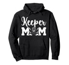 Hockey Keeper Mom Ice Hockey Goalie Hoodie - Fun Novelty Design Unisex