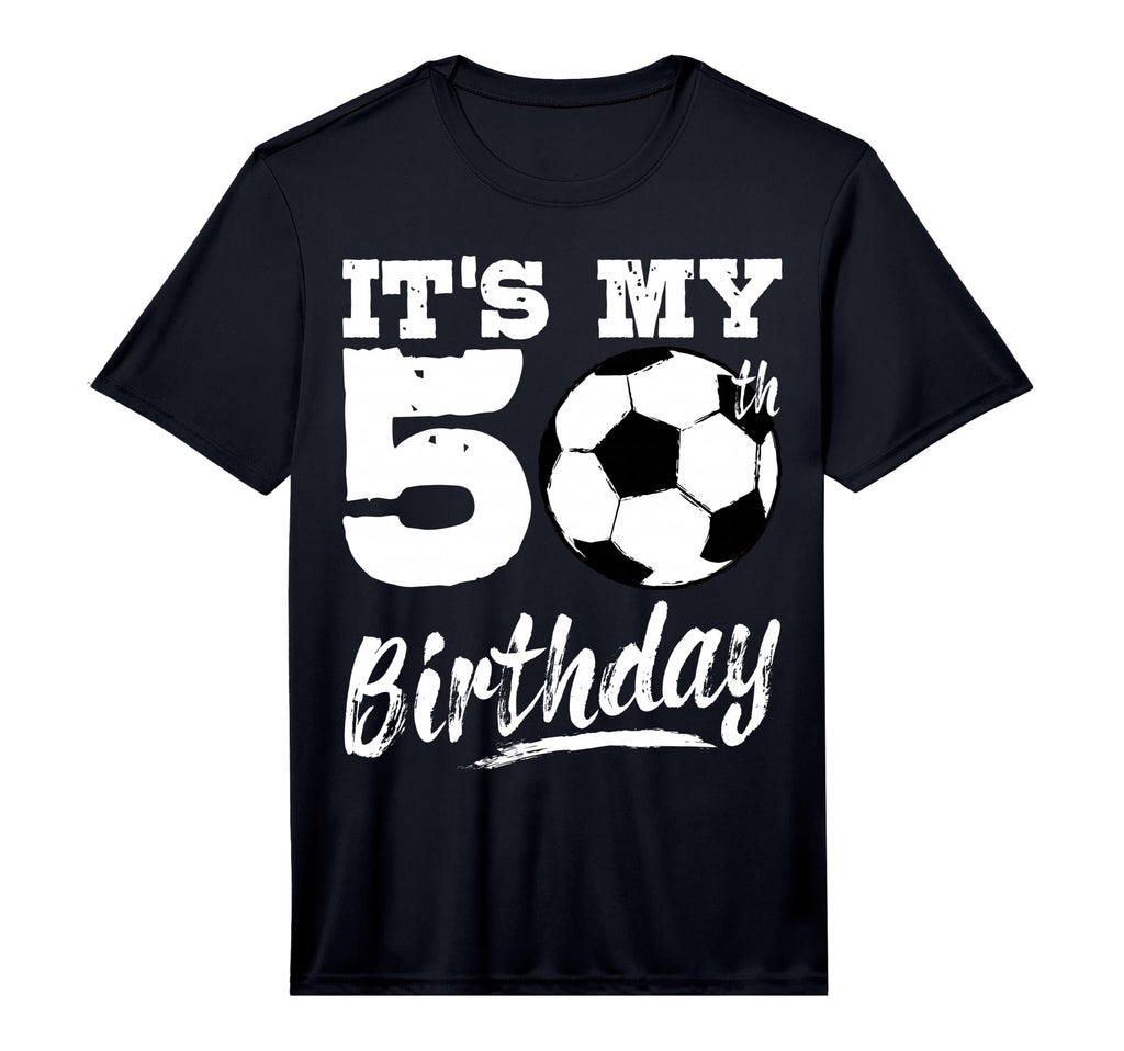 Its My 50Th Birthday Soccer Player 50 T-Shirt - Minimalist Print Men Women