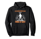 Attacking Midfielder Day Zombie Night Hoodie - Graphic Print Men Women