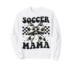 Soccer Mama Funny Coquette Bow Mom Sweatshirt - Streetwear Style Men Women