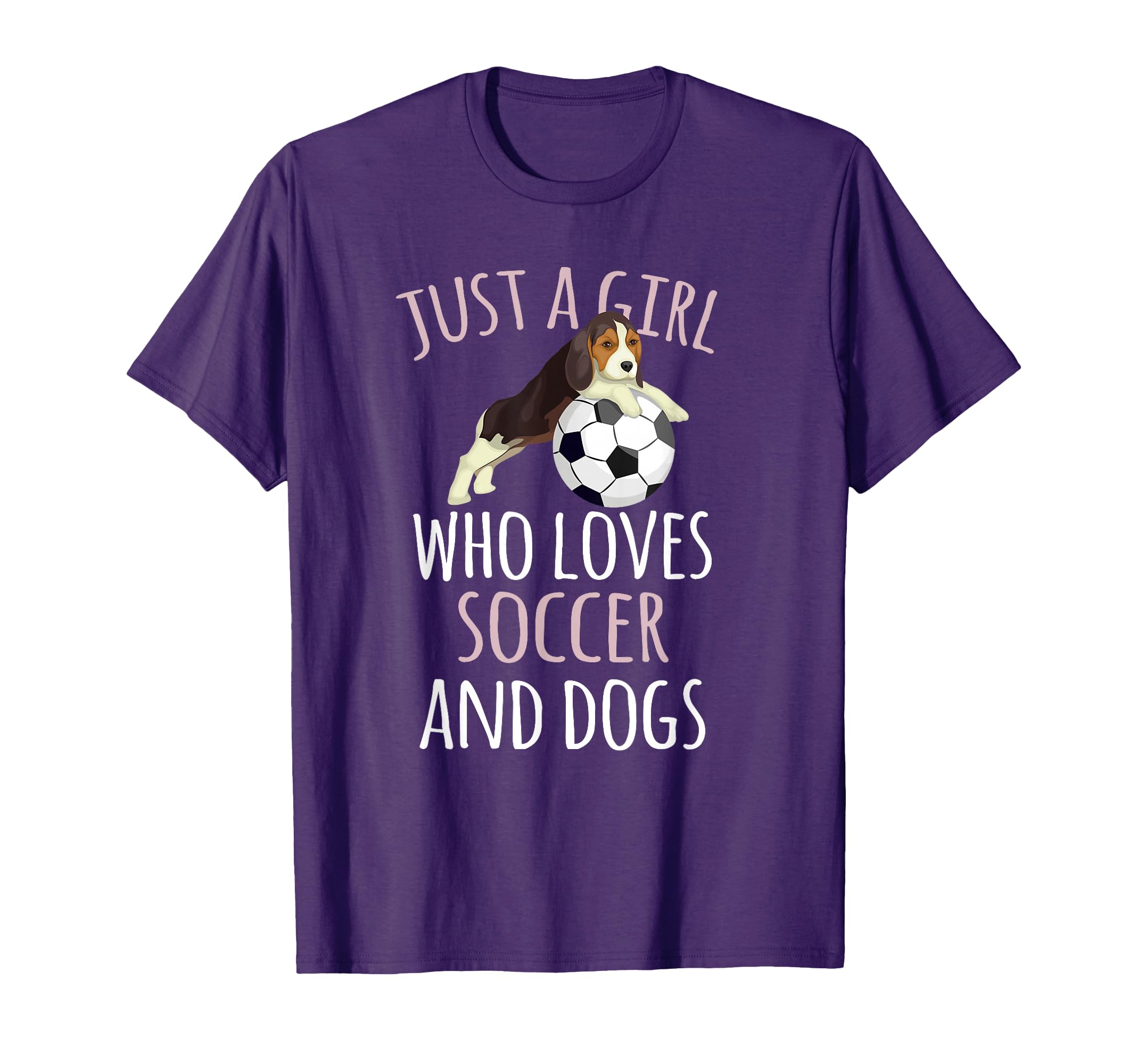 Just Who Loves Soccer Playing T-Shirt - Casual Everyday Wear Men Women
