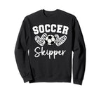 Soccer Skipper Matching Family Sweatshirt - Casual Everyday Wear Men Women