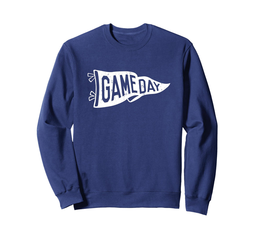 Pennant Flag Game Day Inspired Sweatshirt - Unique Graphic Men Women