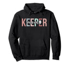 Boho Soccer Keeper Mom Soccer Goalkeeper Hoodie - Unique Graphic Unisex