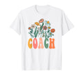 Groovy Floral Coach Wildflower Tees T-Shirt - Streetwear Style Unisex