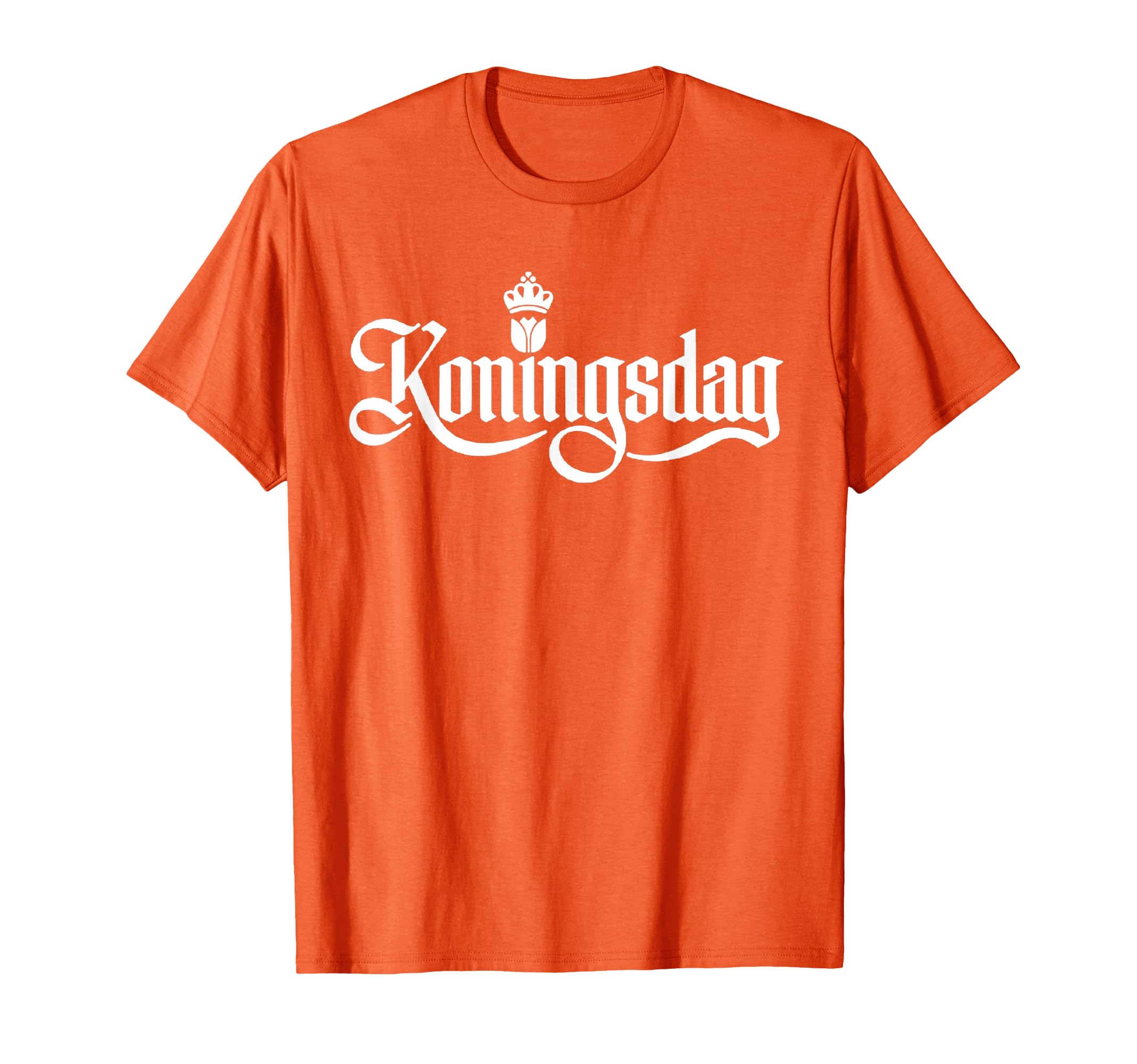 Koningsdag Netherlands 2025 Crown Funny T-Shirt - Novelty Apparel Unisex