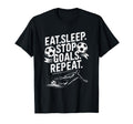 Goal Keeper And Soccer Player Eat T-Shirt - Casual Everyday Wear Unisex