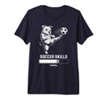 Soccer Pug Skills Loading Dog Score T-Shirt - Custom Art Print Unisex