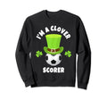 Soccer Forward Im Clover Scorer Sweatshirt - Custom Art Print Men Women