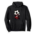 Pretty Soccer Ball Electric Guitar And Hoodie - Trendy Graphic for Adults