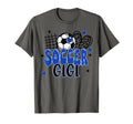 Soccer Gigi Leopard Funny Soccer Mama T-Shirt - Aesthetic Graphic Unisex