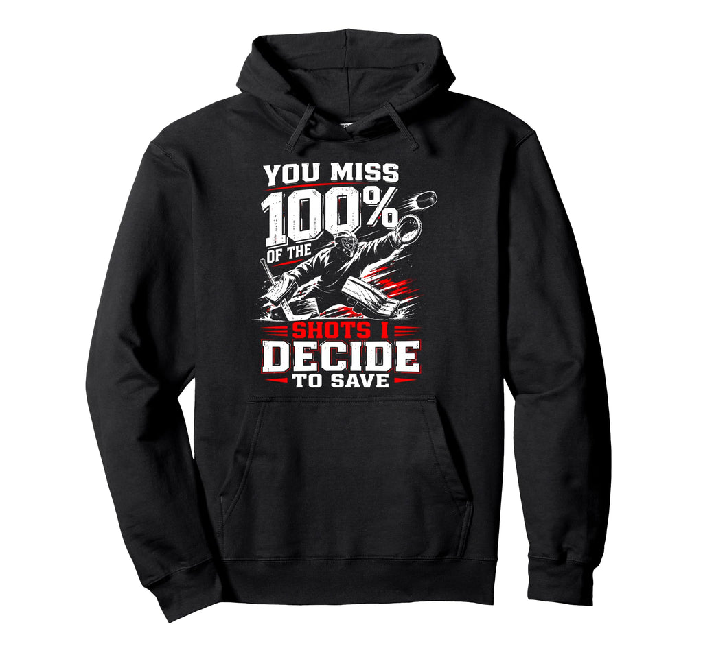 Ice Hockey Goalkeeper Save Goalie Hoodie - Streetwear Style Men Women