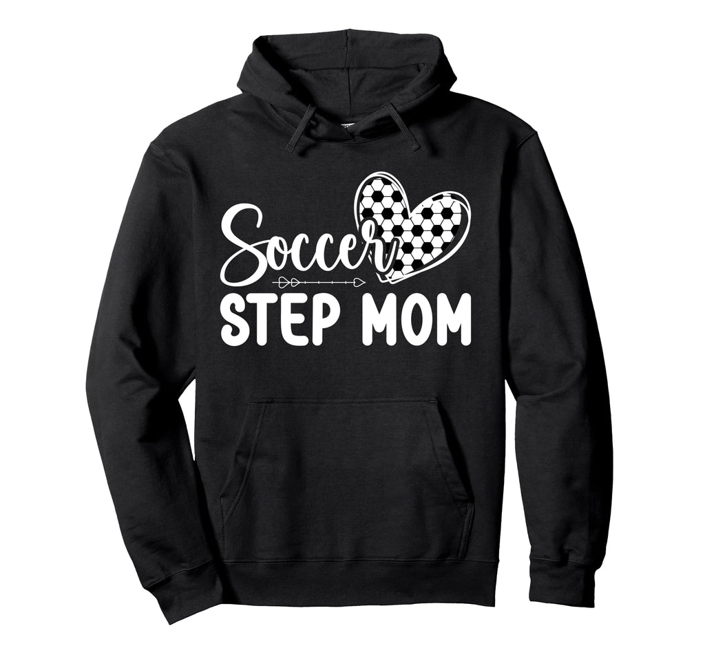Soccer Step Mom Soccer Player Step Hoodie - Unique Graphic for Adults