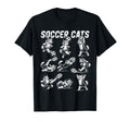 Soccer Cats Kitten Football T-Shirt - Aesthetic Graphic Men Women