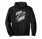 Goalkeeper Diving Save Action Soccer Hoodie - Streetwear Style for Adults