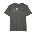 Goalie Gear Goalkeeper Definition T-Shirt - Minimalist Print for Adults