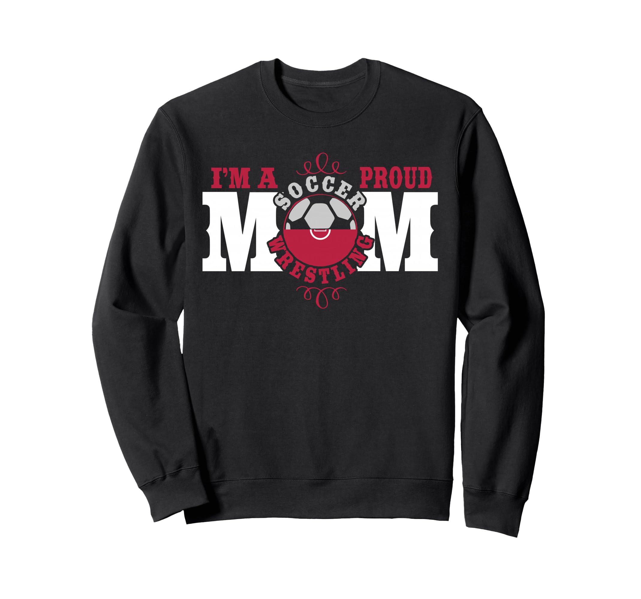 Im Proud Soccer Wrestling Mom Sweatshirt - Custom Art Print for Adults