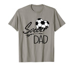 Soccer Dad Grandpa Gift T-Shirt - Minimalist Print for Adults