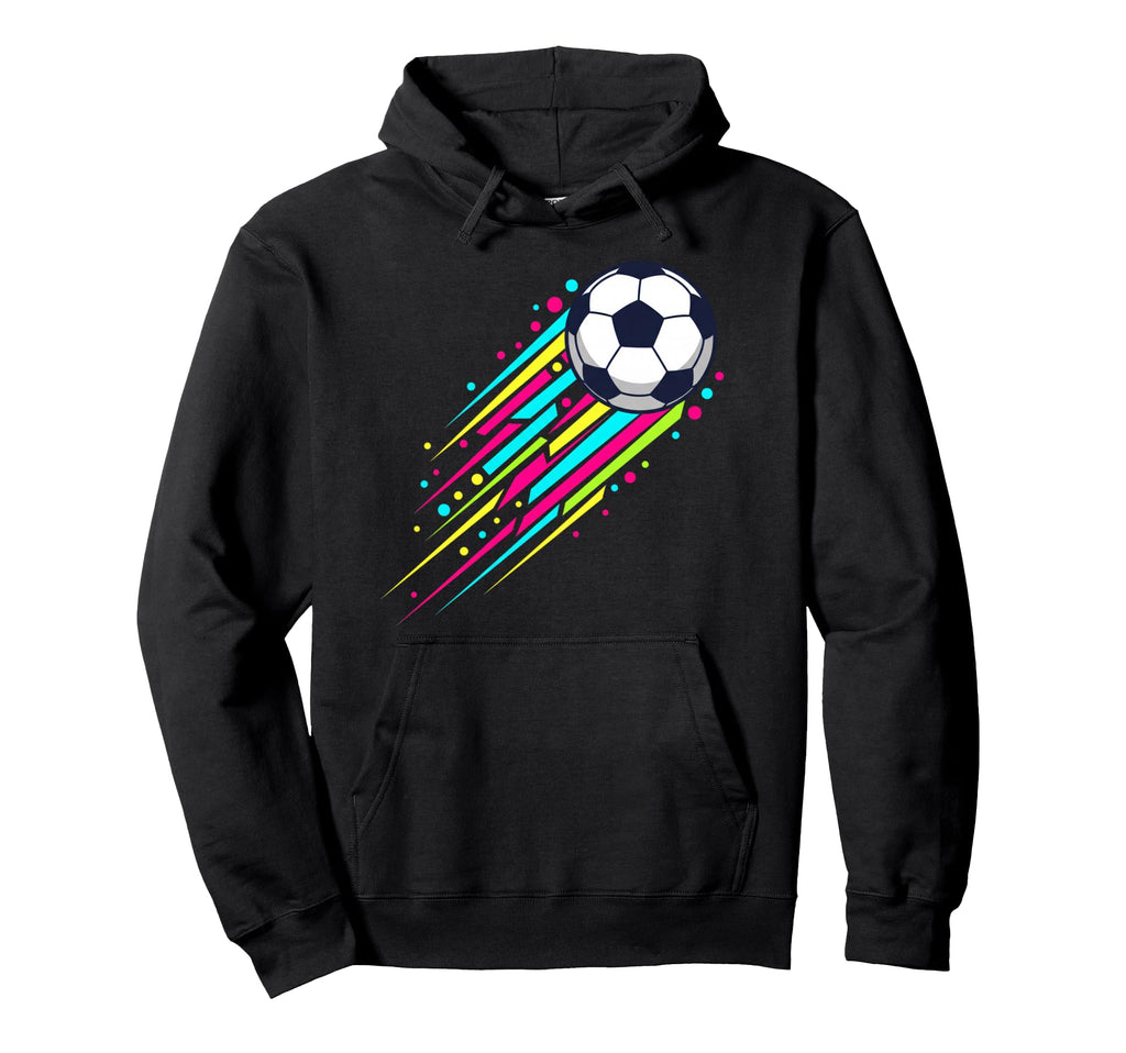 Soccer Ball Streak Sports Football Hoodie - Custom Art Print Men Women