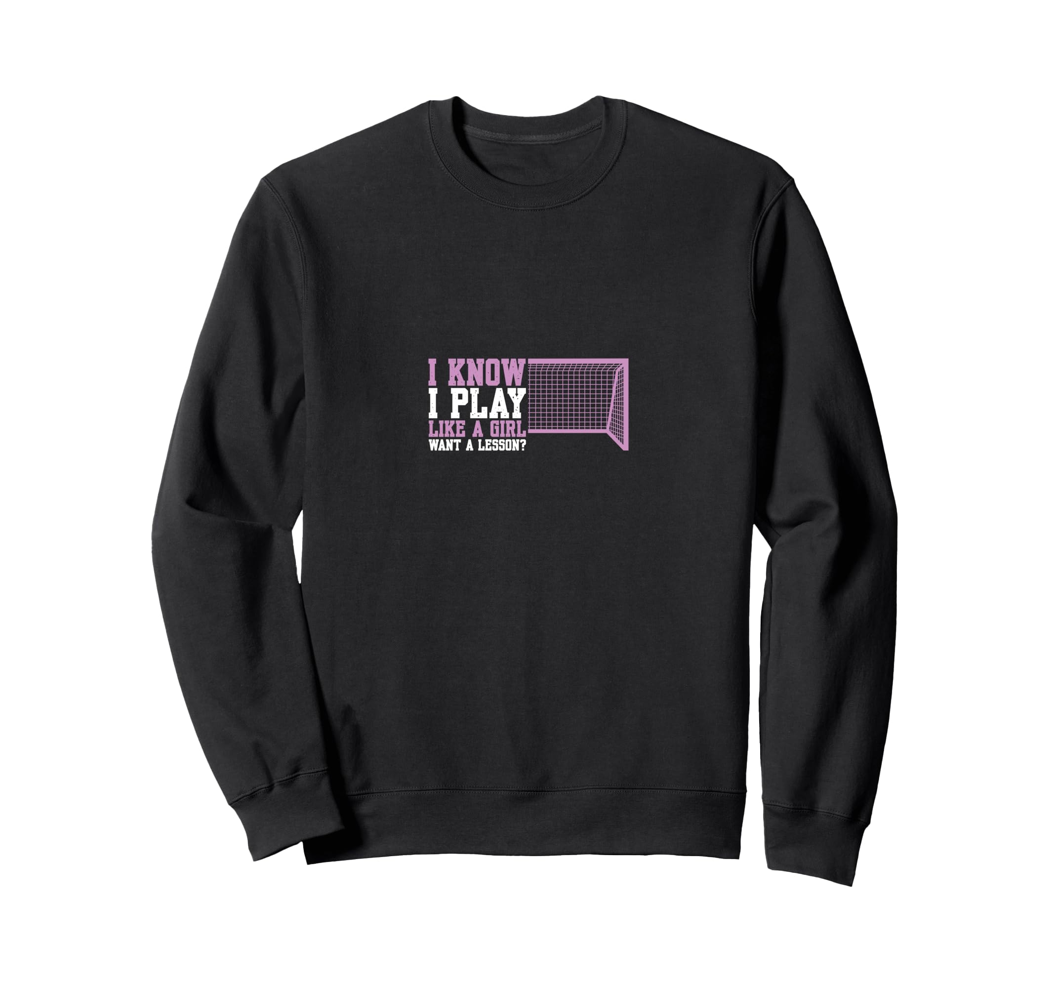 Soccer Want Lesson Sweatshirt - Trendy Graphic for Adults