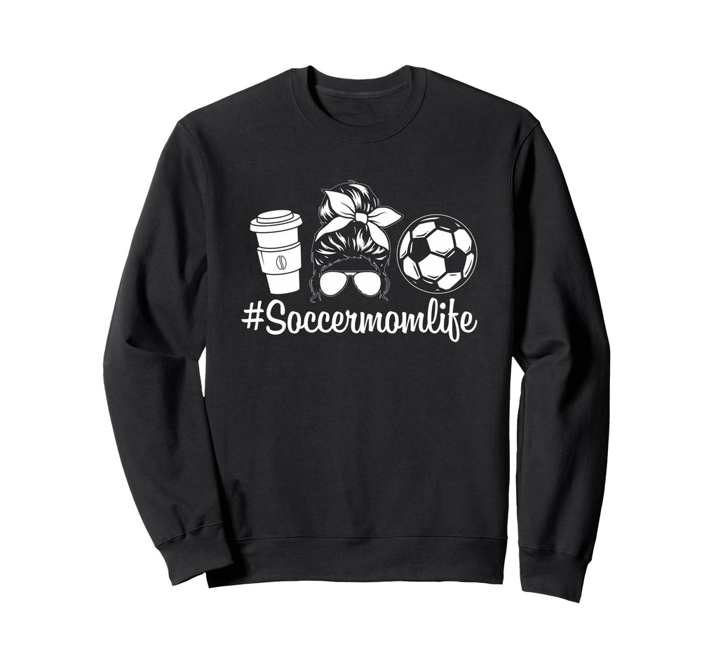 Soccermomlife Proud Game Day Sweatshirt - Novelty Apparel for Adults