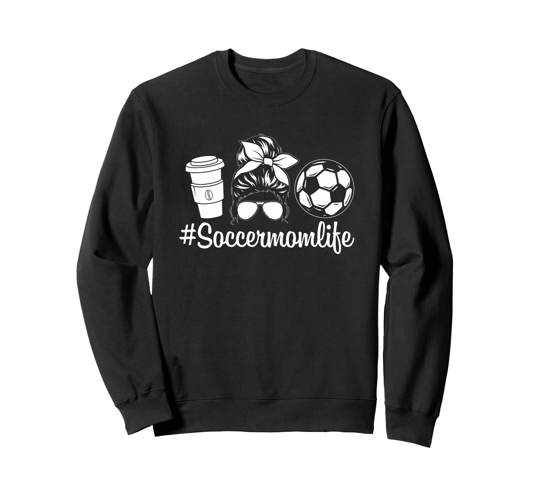 Soccermomlife Proud Game Day Sweatshirt - Novelty Apparel for Adults