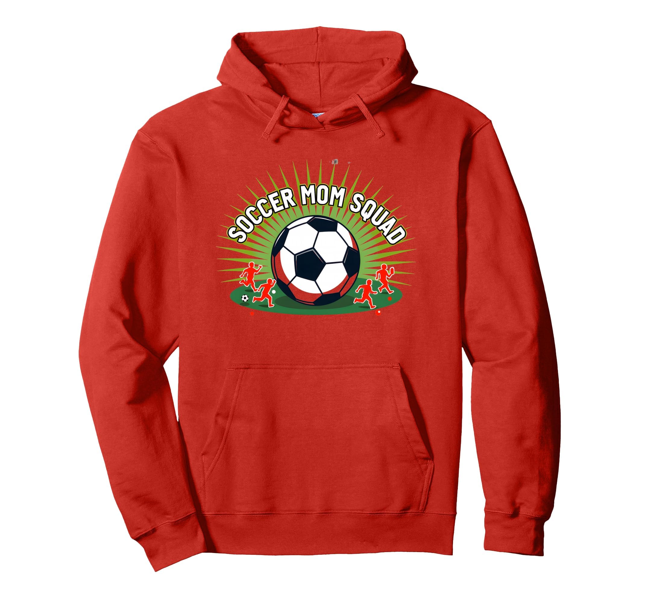 Soccer Mom Squad Sporty Parent Team Hoodie - Graphic Print Men Women