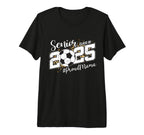 Proud Mama 2025 Senior Soccer Ball T-Shirt - Custom Art Print for Adults