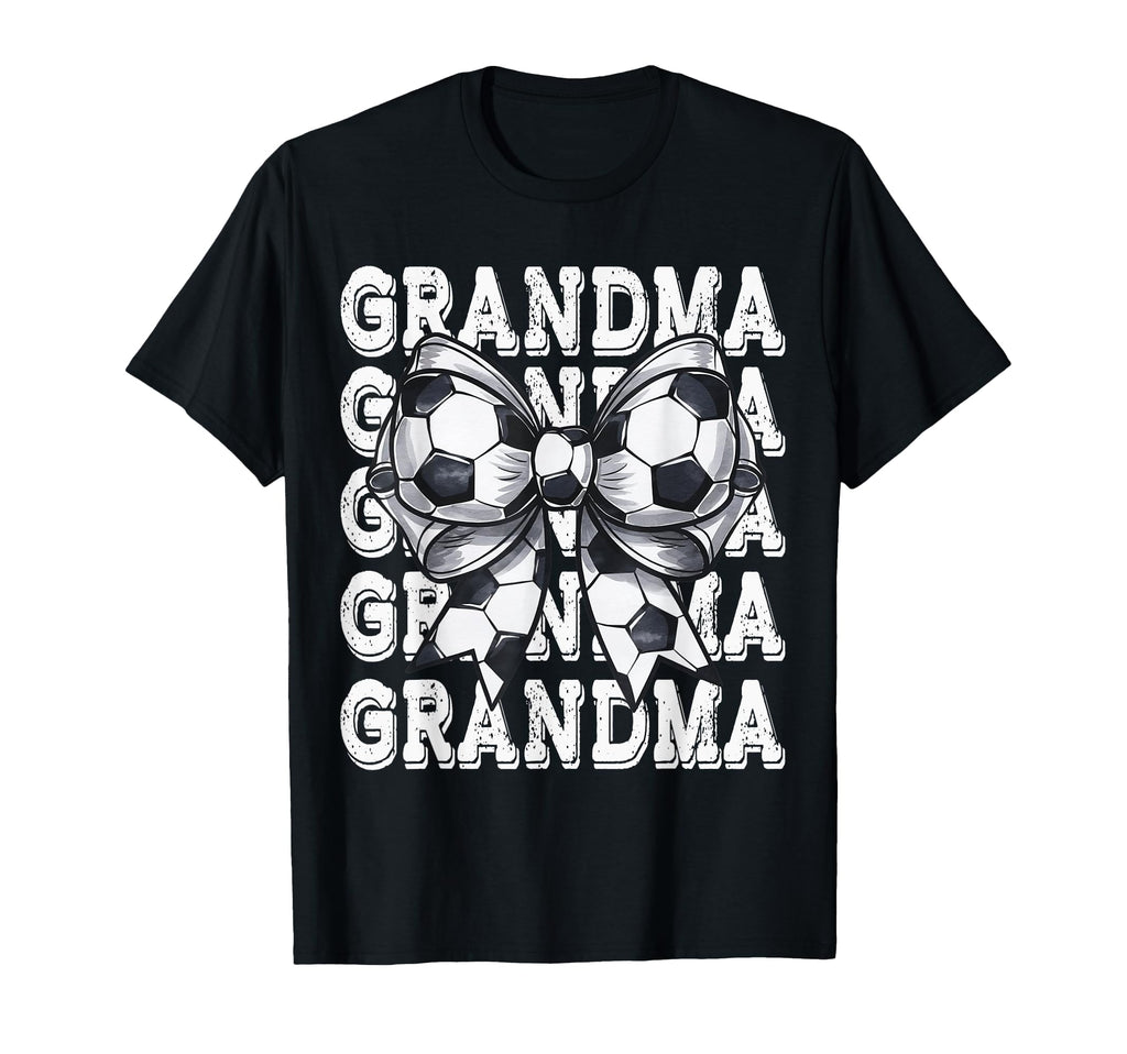 Coquette Soccer Grandma Matching T-Shirt - Custom Art Print Men Women