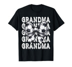 Coquette Soccer Grandma Matching T-Shirt - Custom Art Print Men Women