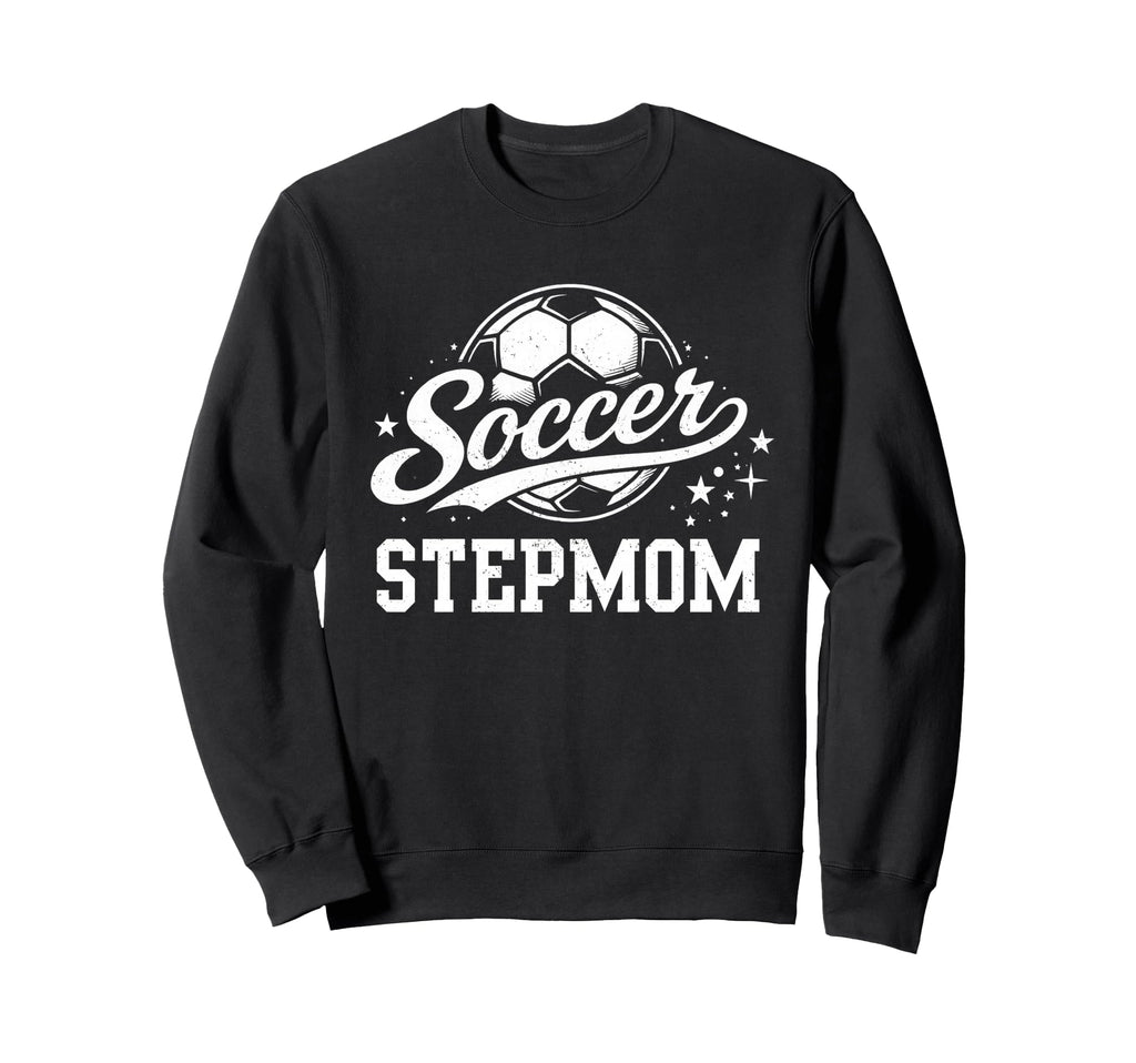 Soccer Stepmom Family Matching Soccer Sweatshirt - Unique Graphic Unisex