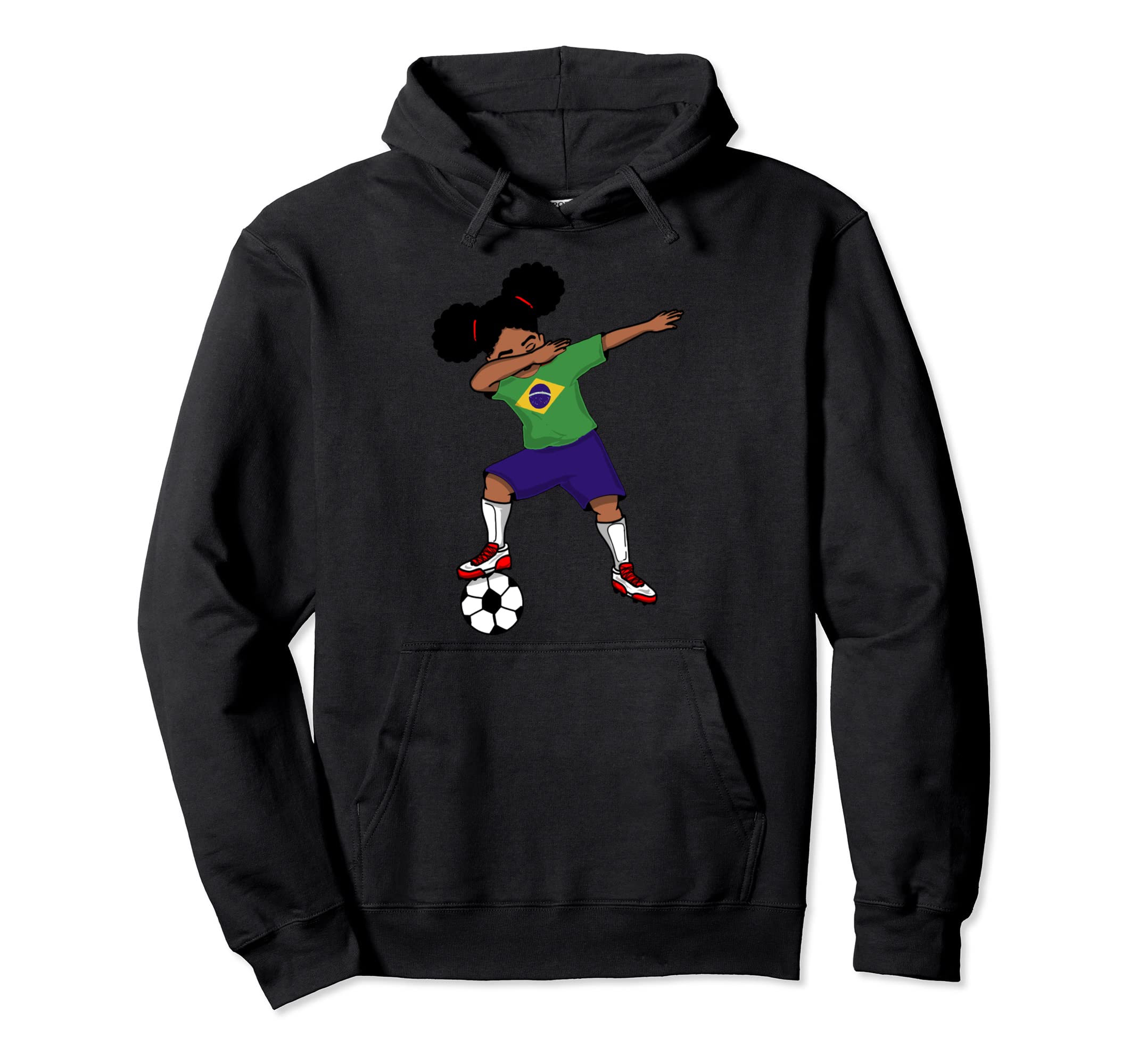 Brazilian Soccer Dabbing Hoodie - Trendy Graphic Men Women