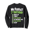My 7Th Birthday Bday Play Soccer 7 Sweatshirt - Unique Graphic Men Women