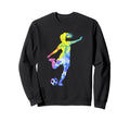 Sport Game Colorful Football Sweatshirt - Novelty Apparel Men Women