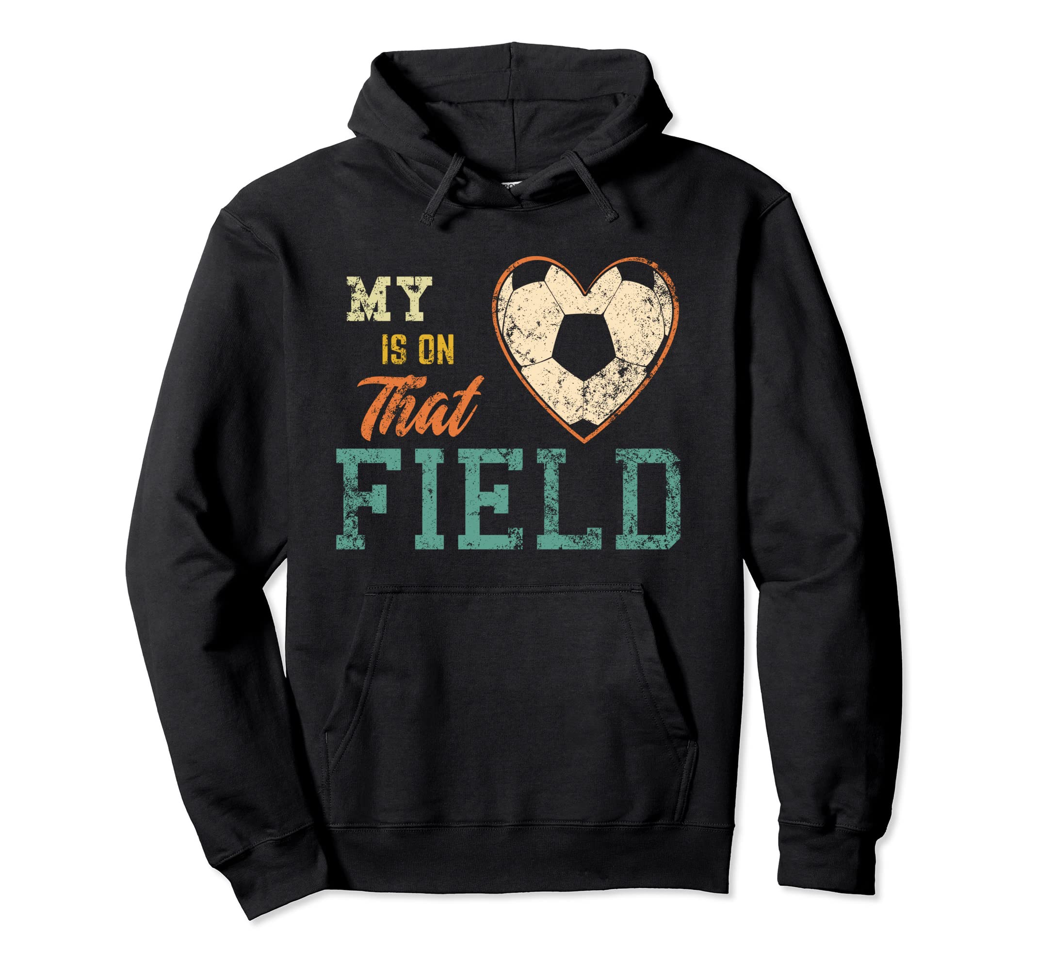 My Heart Is That Field Soccer Moms Hoodie - Aesthetic Graphic Men Women