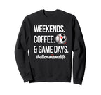 Baseball Soccer Mom Game Day Proud Sweatshirt - Minimalist Print Men Women