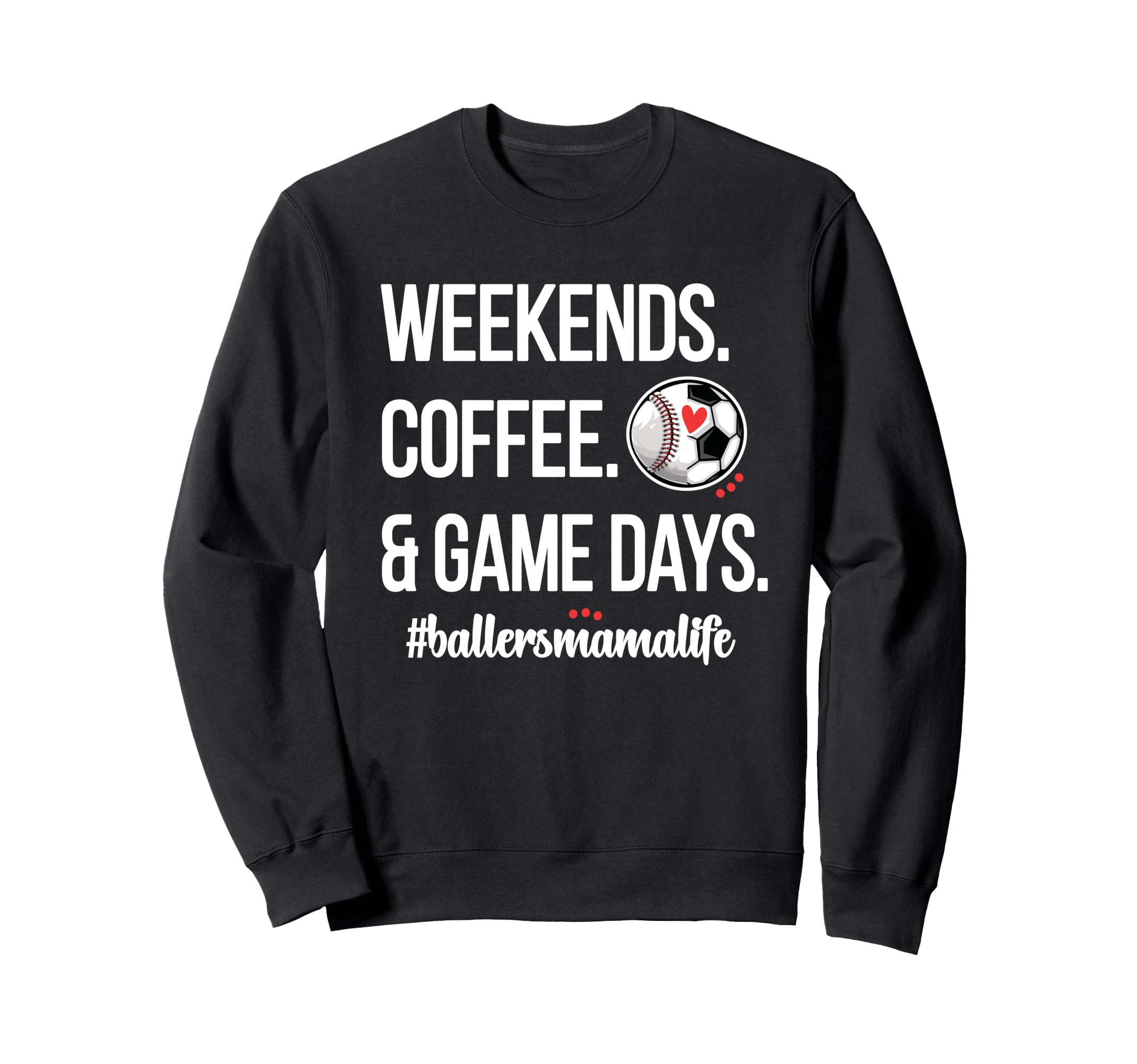 Baseball Soccer Mom Game Day Proud Sweatshirt - Minimalist Print Men Women