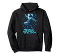 Jesus Saves Soccer Christian Goalkeeper Hoodie - Aesthetic Graphic Unisex