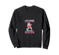 Funny Pet My Dog And Play Soccer Sweatshirt - Trendy Graphic Men Women