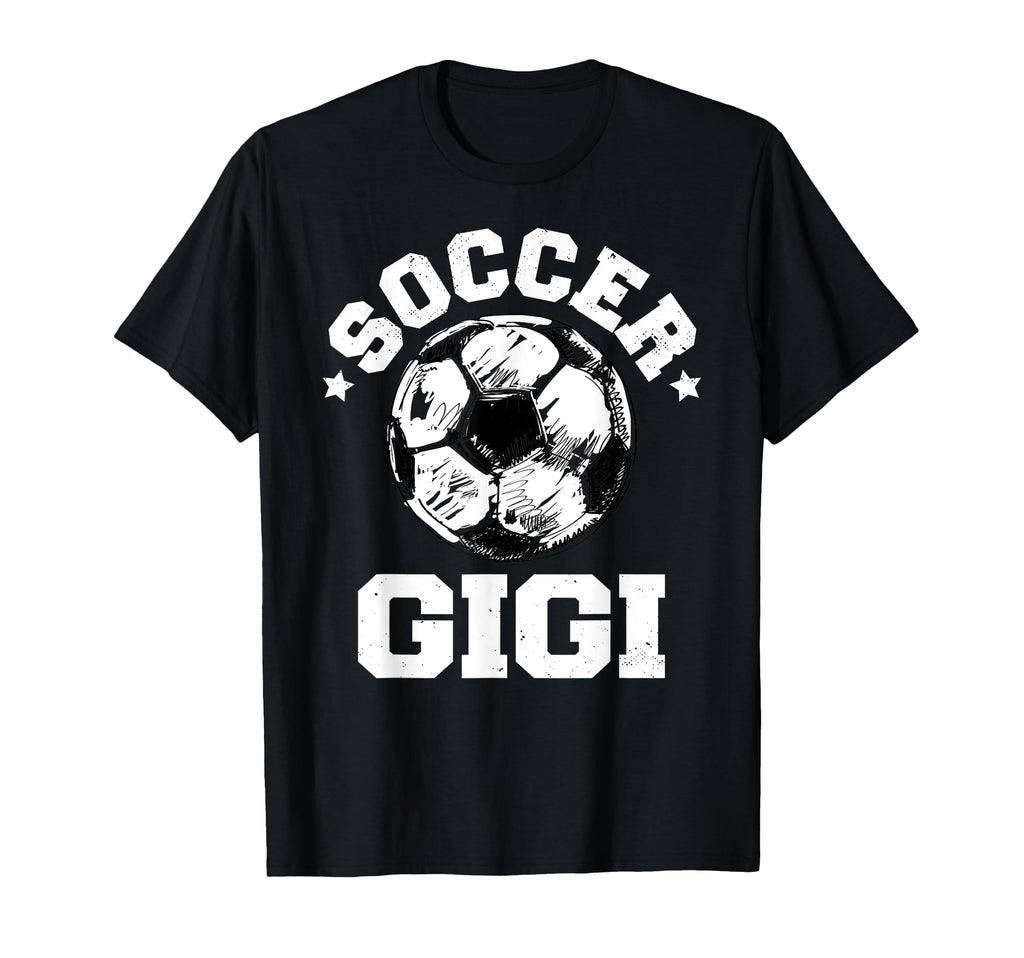 Soccer Gigi Soccer Ball Distressed Funny T-Shirt - Custom Art Print Unisex
