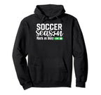 Soccer Season Mark As Busy Soccer Mom Hoodie - Aesthetic Graphic Unisex