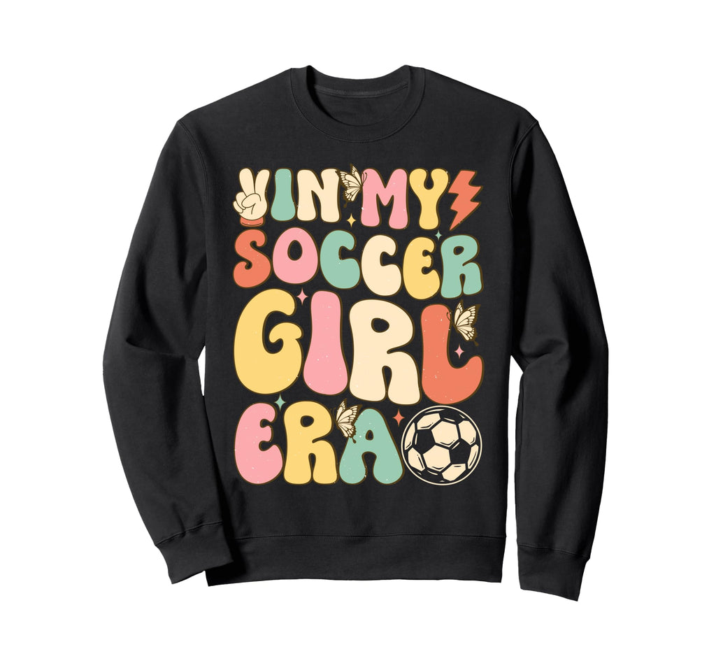 My Soccer Era Sports Team Ball Gift Sweatshirt - Trendy Graphic for Adults