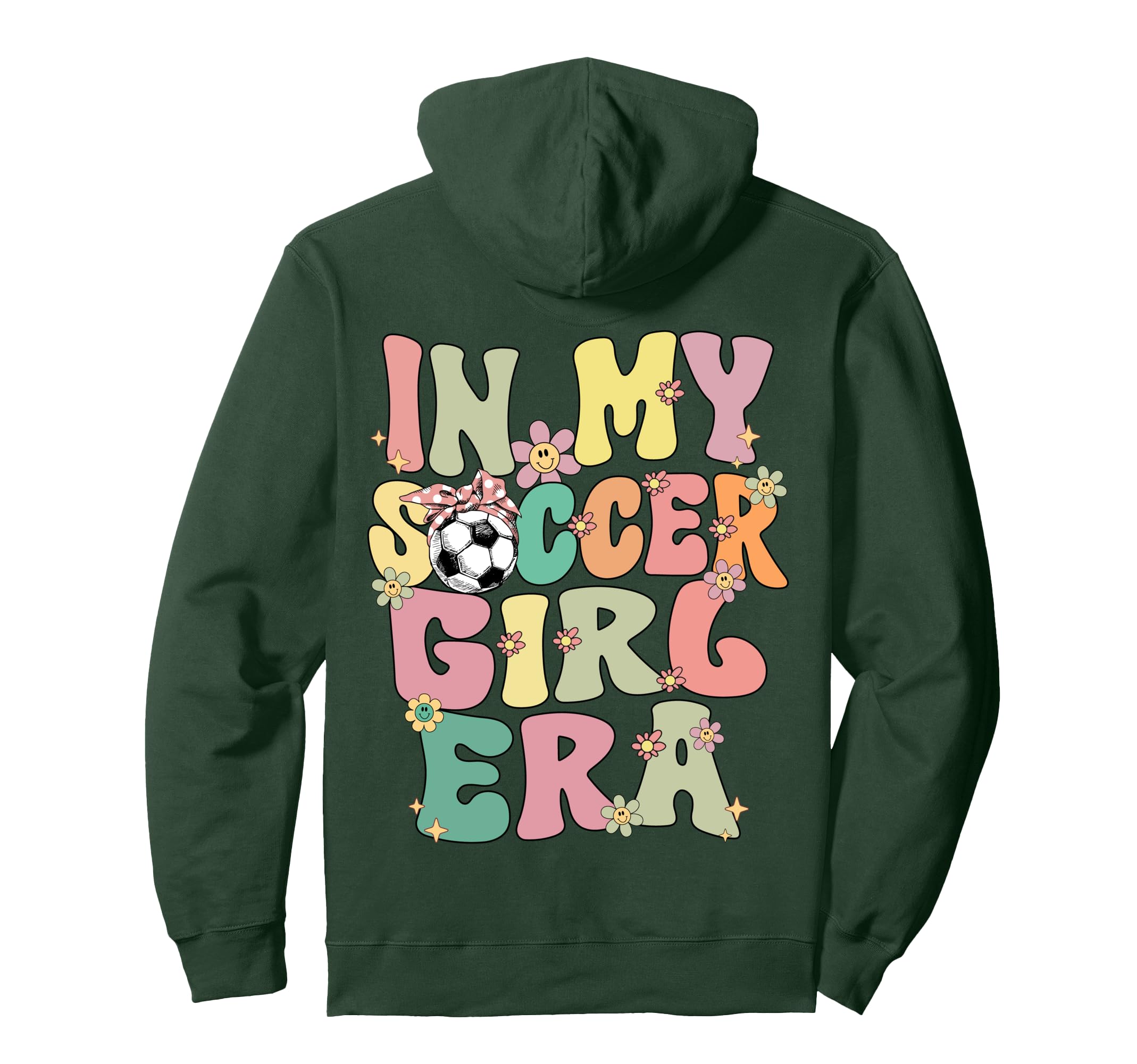 My Soccer Era Groovy Soccer Soccer Hoodie - Custom Art Print for Adults
